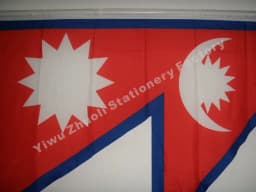 Nepal 1962 Flag, Triangle Shape Choice of Sizes:21X14CM/2X3ft/3X5ft/45X30CM/30X20CM or customized Double Stitched, High Quality