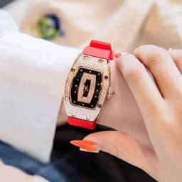 New Fashion Luxury Tonneau Watches For Woman Crystal Silicone Jelly Quartz Watch Students Gifts Reloj Mujer Ladies Wristwatches