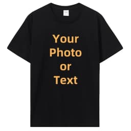 Custom T-shirt Customized Tshirt Personalized T Shirt Diy Print Your Photo Brand Logo Text Men Women Cotton Premium Gift Tees