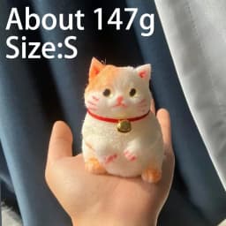 Cute Kawaii Cat Squishy Soft Silicone Stress Relief Squeeze Toy Anxiety Relief Desk Buddy Gift for Kids Adults Desk Decor Gift