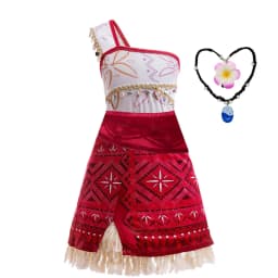 Girls Moana Dress Halloween Party Adventure Costume Girl Princess Fancy Clothes Children