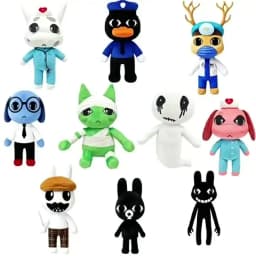 Animal Hospital Plush Toy Horror Game Animal Hospital Anomaly Cat Dog Penguin Bunny Animal Hospital Accessories Birthday Gifts
