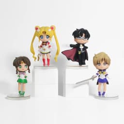 Sailor Moon Figure Blind Box Anime Usagi Tsukino/Chiba Mamoru/Chibiusa Cartoon Figurine Collectible Doll PVC Desktop Model Toys