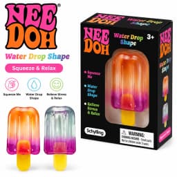 NEEDOH 1/2Pcs Summer Ice Cream Fidget Squishy TPR Squeeze Sensory Stress Relief Toy Holiday Mother's Day Kids Party Gift