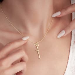 Custom Vertical Personalized Name Necklace Stainless Steel Choker Chain For Women Couple Birthday Valentine's Day Gifts