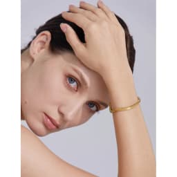 Yhpup 316L Stainless Steel Chain Necklace Bracelet Set Classic Statement Golden Waterproof Jewelry