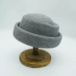 TOMKHU New Wool Retro Fashion Women's Fedora Hat French Elegant Beret Designer Autumn And Winter Top Hat Runway Style
