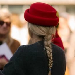 TOMKHU New Wool Retro Fashion Women's Fedora Hat French Elegant Beret Designer Autumn And Winter Top Hat Runway Style