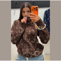Vintage Paisley Jacquard Women's Cardigan Autumn Stand Neck Zip-up Knit Sweater Lady New Casual Elegant Winter Clothes 2026