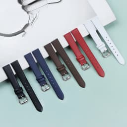 6mm 8mm 10mm 12mm 13mm 14mm 16mm 17mm Cowhide Leather Watch Strap Ultra Thin Soft Bracelet for Women Men Universal Wrist Band