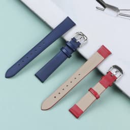 6mm 8mm 10mm 12mm 13mm 14mm 16mm 17mm Cowhide Leather Watch Strap Ultra Thin Soft Bracelet for Women Men Universal Wrist Band