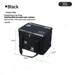 30L/42L/56L Autumn Camping Bag Insulated Waterproof Tactical Foldable Outdoor Picnic Tableware Storage Box Large Capacity Field