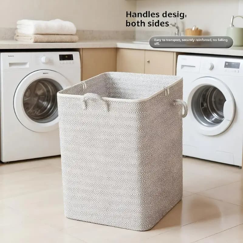220L Big Size Clothes Storage Box With Cover Large Laundry Basket Organizer Bag For Baby Foldable