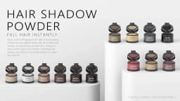 SEVICH Hairline Shadow Powder With Brush Water Sweat Resistant Hair Loss Concealer Bald Spot Concealing Hair Powder Women Men