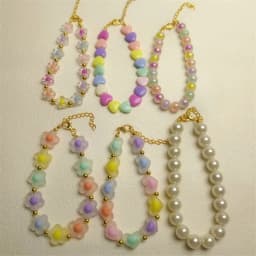 Colorful Pearl Dog Necklace Collar Fashion Jeweled Puppy Cat Collar Candy Color Dog Choker Pet Accessories Supplies
