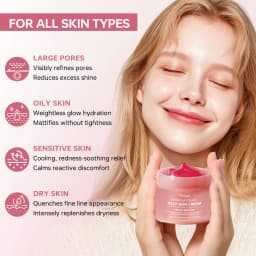 Salmon Collagen Jelly Cream Peel-Off Mask PDRN DNA Overnight Wrapping Facial Mask Elasticity Boosting Skin Glow Korean Skincare