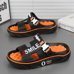 2025 New Men's Massage Slippers Indoor Outdoor Sandals Beach Comfortable Soft Slides Clogs Casual Shoes Men Women Home Slippers