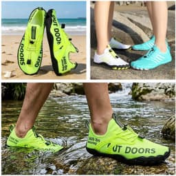 Unisex Quick Dry Water Shoes Men Women Colorful Beach Swimming Surfing Seaside Aqua Shoes Couple Barefoot Upstream Sneakers