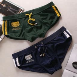 Real shot of various styles Men's classic quality solid color seaside beach swimming trunks 30806
