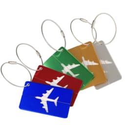 Fashion Metal Travel Luggage Tags Baggage Name Tags Suitcase Address Label Holder Aluminium Alloy Luggage Tag Travel Accessories