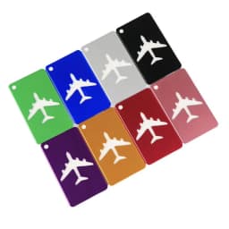 Fashion Metal Travel Luggage Tags Baggage Name Tags Suitcase Address Label Holder Aluminium Alloy Luggage Tag Travel Accessories