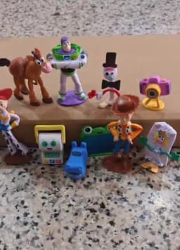 Toy Story 5 Action Figures Toys Woody Buzz Lightyear Jessie Lilypad Dolls Cake Toppers Desktop Ornaments Birthday Christmas Gift