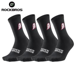 ROCKBROS Socks Men Women High Elasticity Breathable Running Cycling Socks Outdoor Climbing Hiking High Quality Socks 4 pair