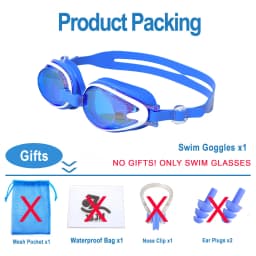 JSJM Professional Kids Swimming Goggles Anti-Fog UV Protection Waterproof Silicone Swim Glasses for Boys Girls Swim Eyewear Gift