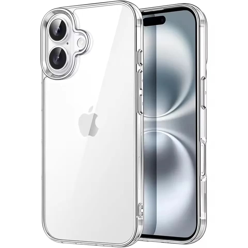 Anti Yellowing Clear Acrylic Case For iPhone 17 Air 16 15 18 Pro Max 14 Plus 13 12 11 Shockproof Phone Cover Accessories