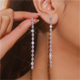 Elegant Red Zircon Butterfly Drop Earrings for Women Temperament Sweet Metal Bow Earrings Fashion Charms Jewelry Accessories