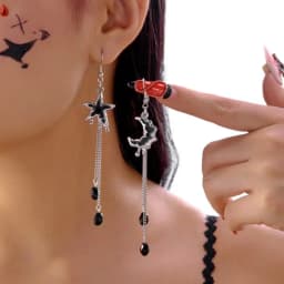 Elegant Red Zircon Butterfly Drop Earrings for Women Temperament Sweet Metal Bow Earrings Fashion Charms Jewelry Accessories