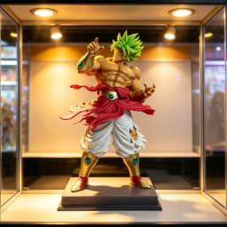 Dragon Ball Handmade Broken Circle Brolli GK Super Saiyan Statue Anime Trendy Play Desktop Model Pendulum