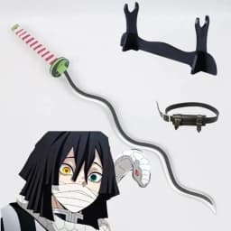 40inch Demon Slayer Kokushibo Katana Kimetsu No Yaiba Anime Cosplay Sword Ninja Knife Real Size Japanese Katana Samurai Sabre