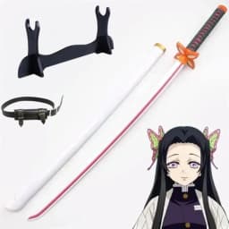 40inch Demon Slayer Kokushibo Katana Kimetsu No Yaiba Anime Cosplay Sword Ninja Knife Real Size Japanese Katana Samurai Sabre