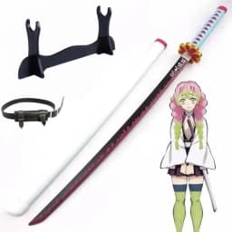 40inch Demon Slayer Kokushibo Katana Kimetsu No Yaiba Anime Cosplay Sword Ninja Knife Real Size Japanese Katana Samurai Sabre