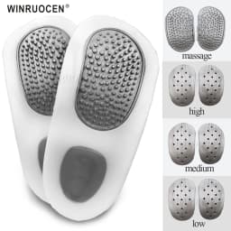 Orthotic Arch Support Flatfoot insoles XO legs Varus Feet Cushion Pads Plantar Fasciitis Men Woman Inserts Care Heel Pain Pad