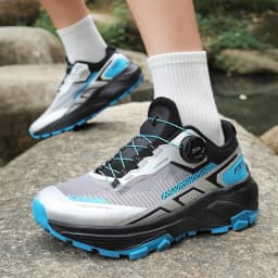 Men's Stylish Outdoor Hiking Shoes Hard-wearing Trekking Sneakers with Plush Warm Lining for Winter Male Footwear