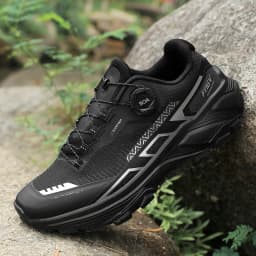 Men's Stylish Outdoor Hiking Shoes Hard-wearing Trekking Sneakers with Plush Warm Lining for Winter Male Footwear