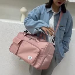 Carry On Travel Bag Large Capacity Gym Bag Weekender Overnight Duffle Bags With Shoe Compartment Sports Fitness Bags for Women