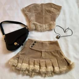 American High Street Autumn High Waist Fashion Hot Girl Short Top with Sweet and Cool Hip Hop Design and Versatile Two Piece Set