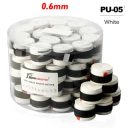 60 pcs /Lot White Black Colorful Coated Tennis Overgrips Badminton Grips Tennis Racket Tapes Fishing Rod Sweatbands 0.6mm 0.7 mm