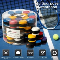 60 pcs /Lot White Black Colorful Coated Tennis Overgrips Badminton Grips Tennis Racket Tapes Fishing Rod Sweatbands 0.6mm 0.7 mm