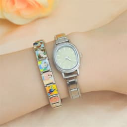 Hapiship 2025 Fashion Wholesale Women's Stainless Steel Oval Watch Bracelet for Student Friend Wife Birthday Jewelry Gift G012