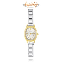 Hapiship Fashion Wholesale Women's Stainless Steel Elliptical Watch Bracelet For Student Friend Wife Birthday Jewelry Gift G056
