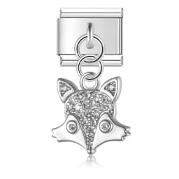 Hapiship Animal Owl Pig Fox Cat Chicken Italian Charms Fit 9mm Stainless Steel Bracelet Jewelry DJ1926