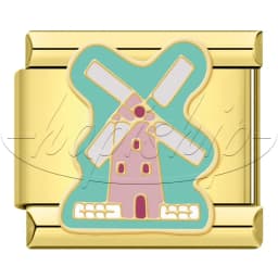Hapiship New Enamel Italian Charms, Gold Plated Fitness Travel Sports Theme Bracelet Beads, DIY Jewelry Gifts for Women DJ2059