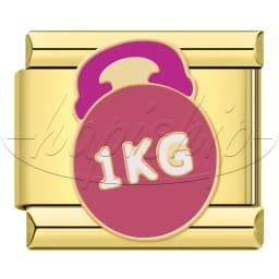 Hapiship New Enamel Italian Charms, Gold Plated Fitness Travel Sports Theme Bracelet Beads, DIY Jewelry Gifts for Women DJ2059