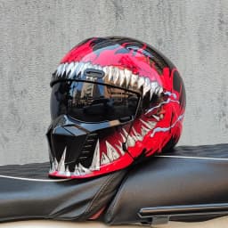New Retro Motorcycle Helmet Casco Para Motos Multi Functional Combination Helmet Black Warrior Scorpion Helmet Casco Para Motos