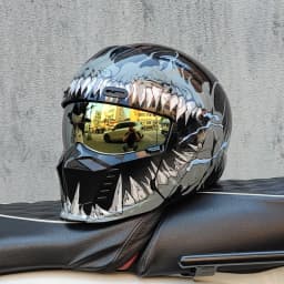 New Retro Motorcycle Helmet Casco Para Motos Multi Functional Combination Helmet Black Warrior Scorpion Helmet Casco Para Motos