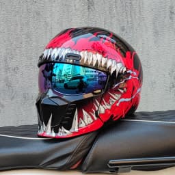 New Retro Motorcycle Helmet Casco Para Motos Multi Functional Combination Helmet Black Warrior Scorpion Helmet Casco Para Motos